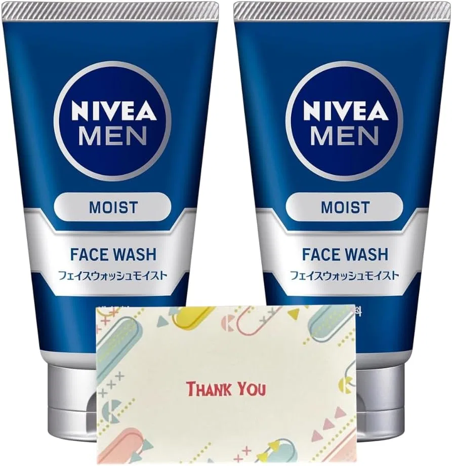 Набор для ухода за кожей: Умывалка для лица Nivea Men Moist 100 г, 2 шт.