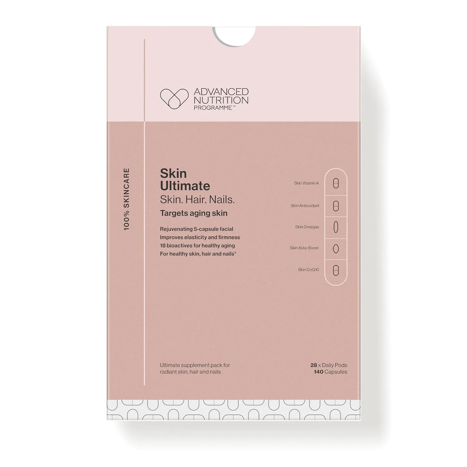 Jane Iredale Advanced Nutrition Programme Skin Ultimate Skin. Hair. Nails. Добавка для кожи. Распространяется компанией Jane Iredale, запас на 28 дней.