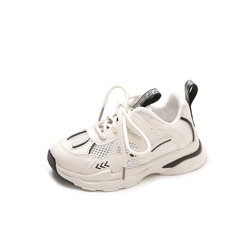 

Нескользящие износостойкие низкие детские кроссовки для повседневной носки RHOBESAM, черный