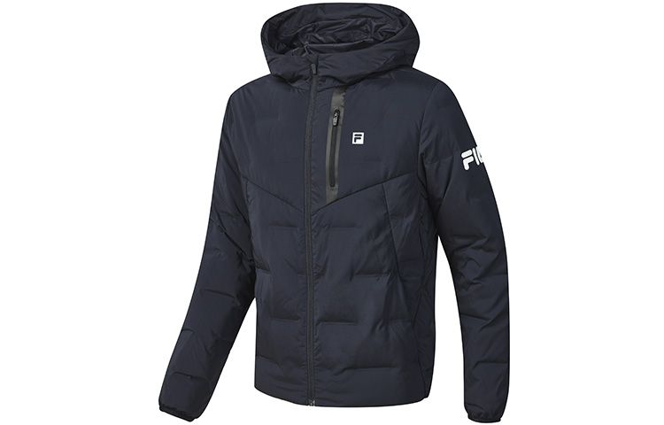 

FILA Пуховик мужской королевского синего цвета, Синий, FILA Пуховик мужской королевского синего цвета