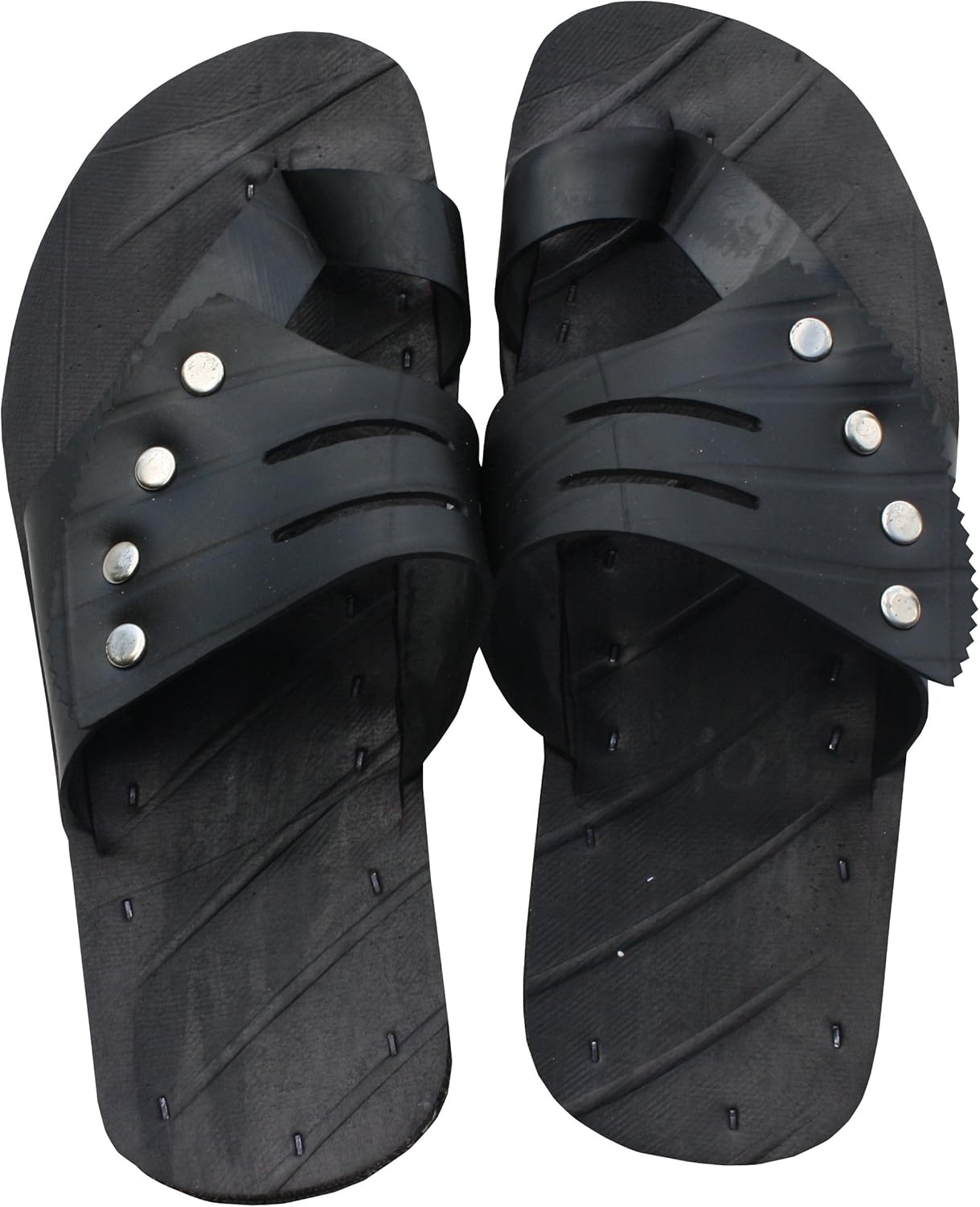 

Сандалии-ботинки Full Funk из переработанной резины с заклепками, стиль F, черный