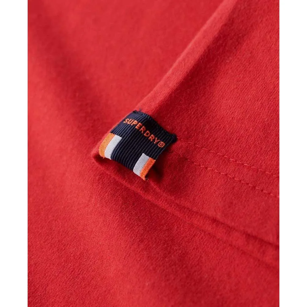 Футболка с коротким рукавом Superdry Venue Logo Stripe Relaxed, красный — фото 3