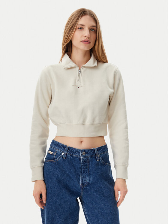

Толстовка обычного кроя DW0DW20305 Tommy Jeans, бежевый