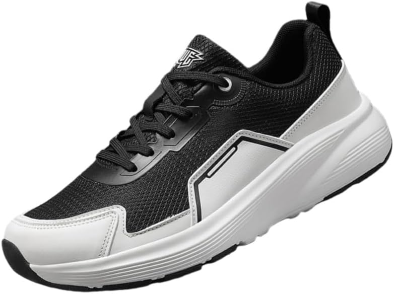 

Мужские спортивные кроссовки большого размера, дышащие, легкие, модные, для бега Clolinde, белый/черный