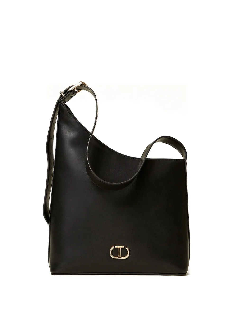 

Сумка-ведро с пряжкой TWINSET, черный