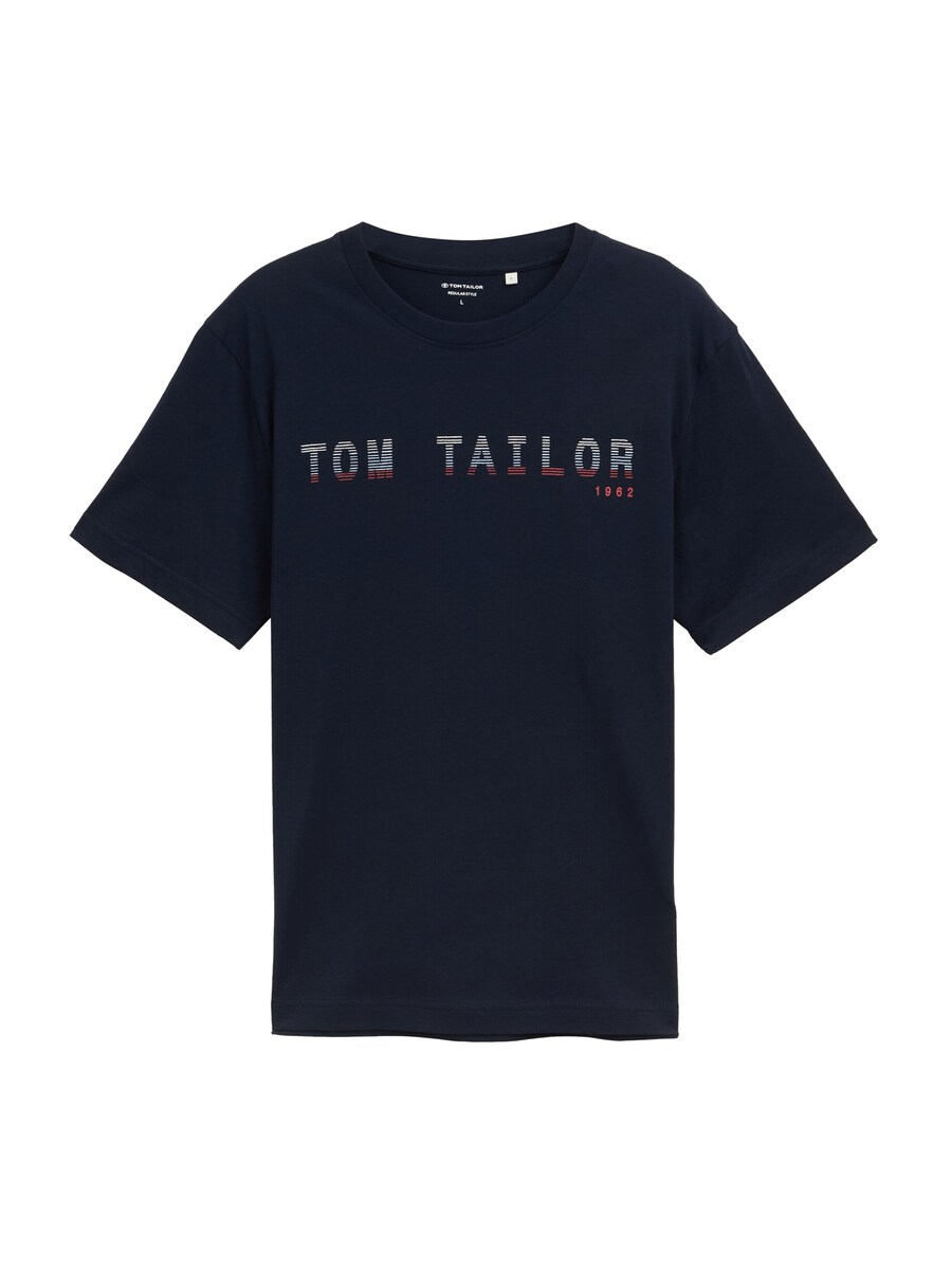

Футболка TOM TAILOR, Light blue/Dark blue