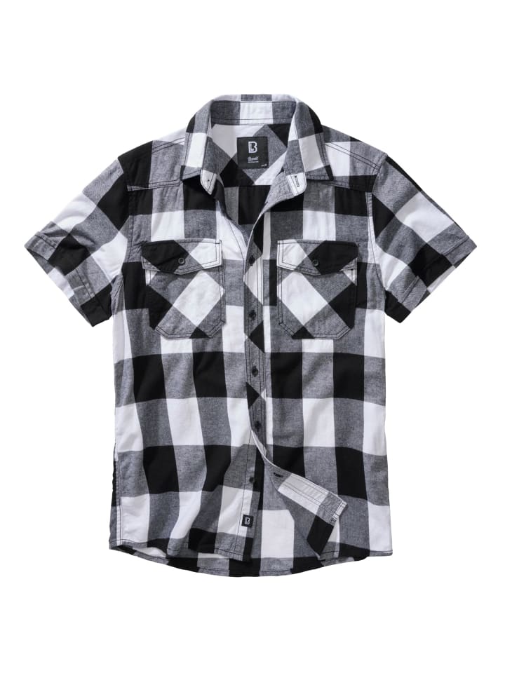 

Рубашки Brandit белого/черного цвета