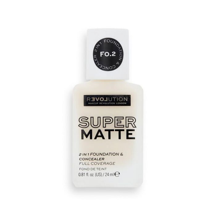 

Тональная основа Relove SuperMatte Foundation Base de Maquillaje Revolution, F11.2