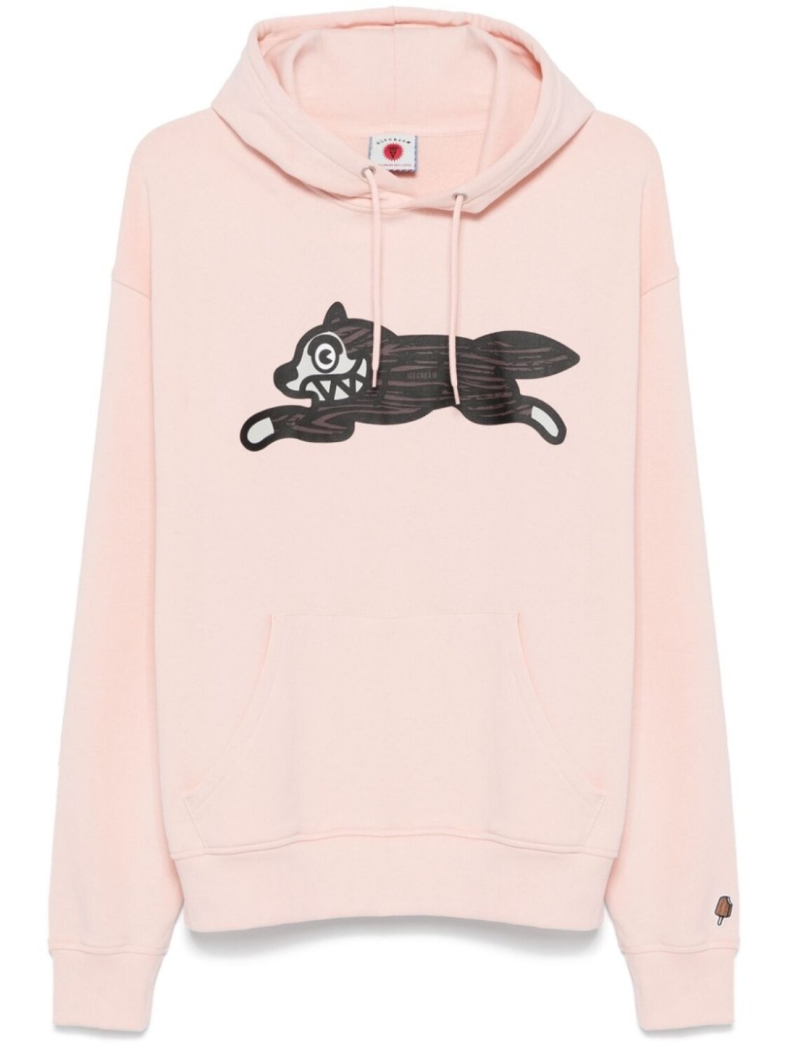 

ICECREAM худи Woodgrain Running Dog Popover, розовый
