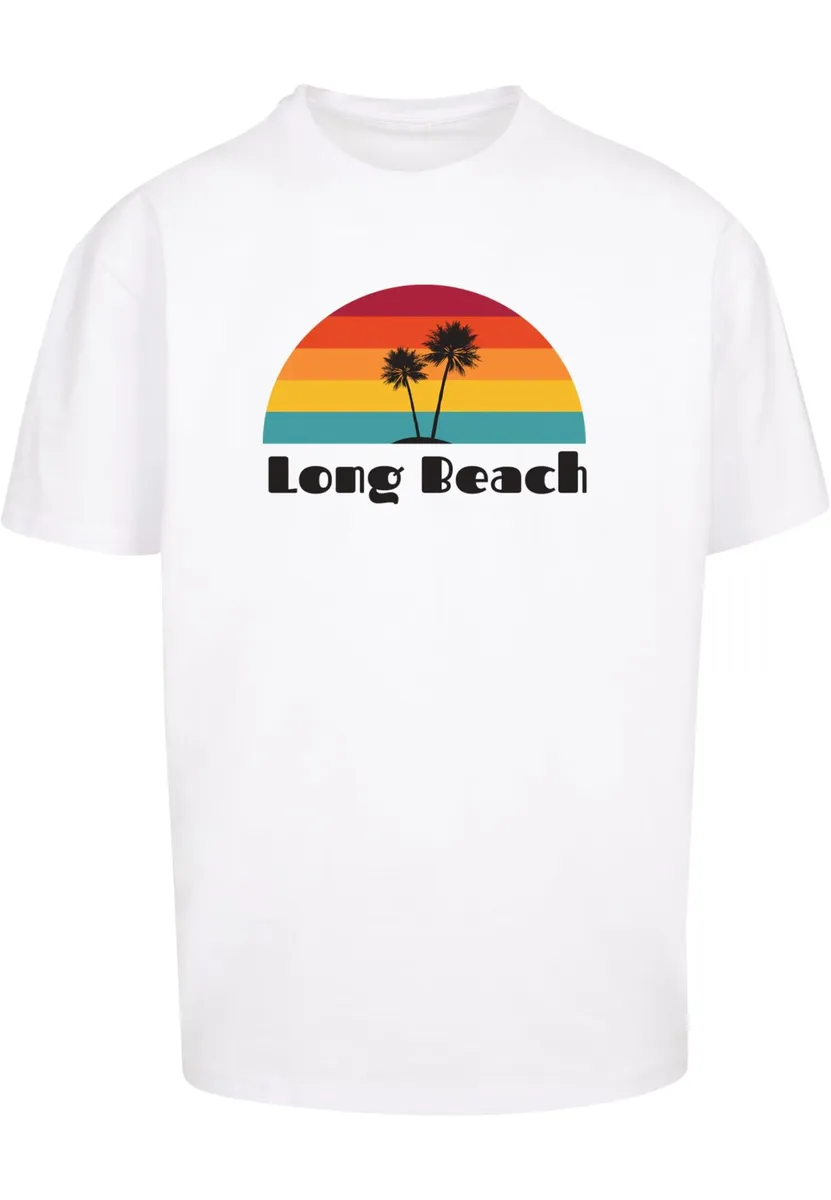 

Футболка Merchcode "Мужская футболка Long Beach Heavy Oversize Merchcode-BY102", белый