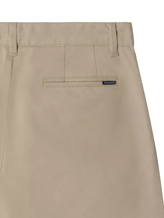 Детские хлопковые брюки-чиносы Hackett London, Beige — фото 4
