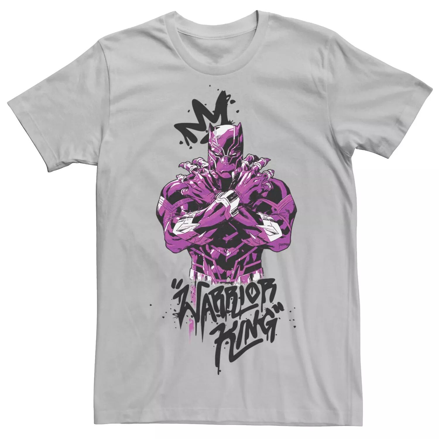 

Мужская футболка Marvel's Black Panther Warrior King Street Art Licensed Character