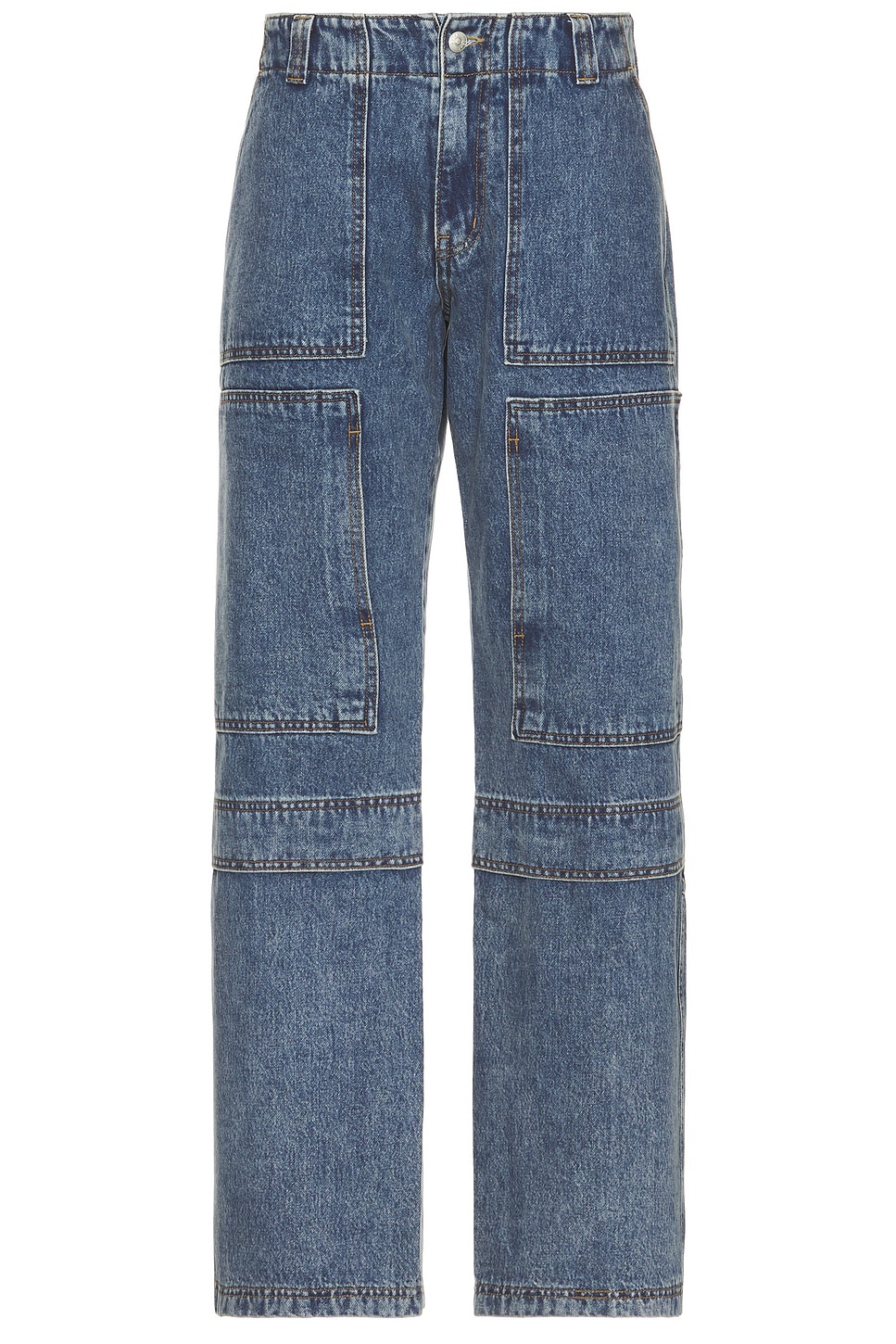 

Джинсы Max cargo After Pray, light indigo
