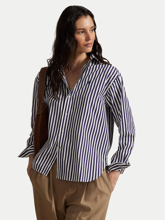

Рубашка regular fit 211910743030 Polo Ralph Lauren, фиолетовый
