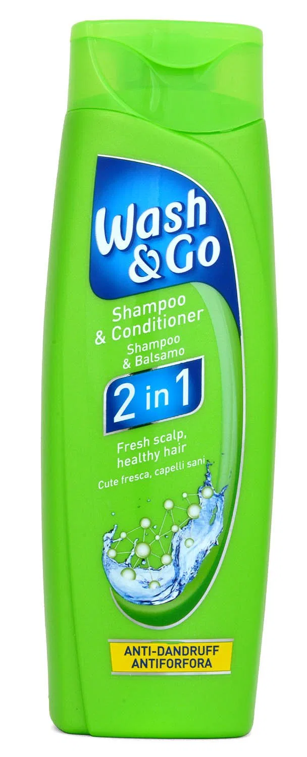Шампунь-кондиционер Wash & Go 2 в 1 против перхоти, 9 шт. Unbekannt — фото 2