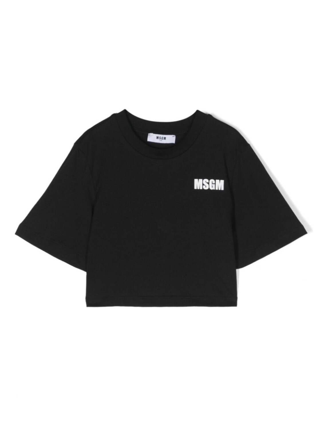 

MSGM Kids футболка с логотипом, черный
