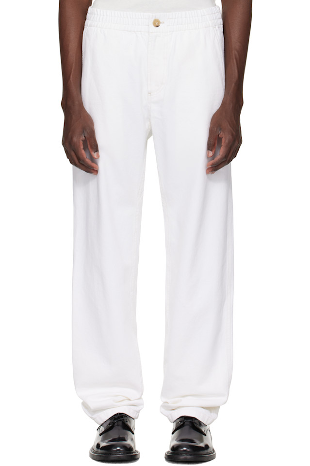 

Чак брюки A.P.C., цвет off-white