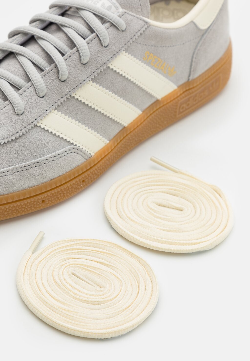 Полукеды Handball Spezial Unisex adidas Originals, серые двойки/кремово-белые/обувь белая — фото 4