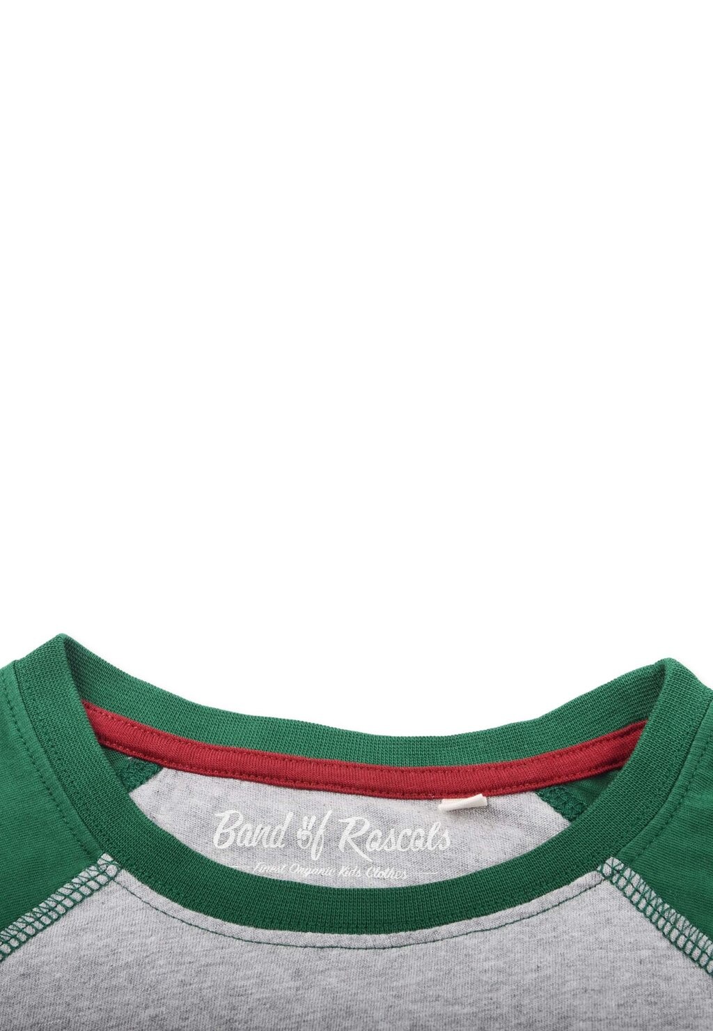 Рубашка с длинным рукавом Raglan Band of Rascals, темно-зеленая — фото 3
