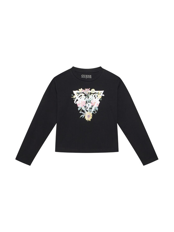 

Блузка regular fit J5YI36 K6YW4 Guess, чёрный