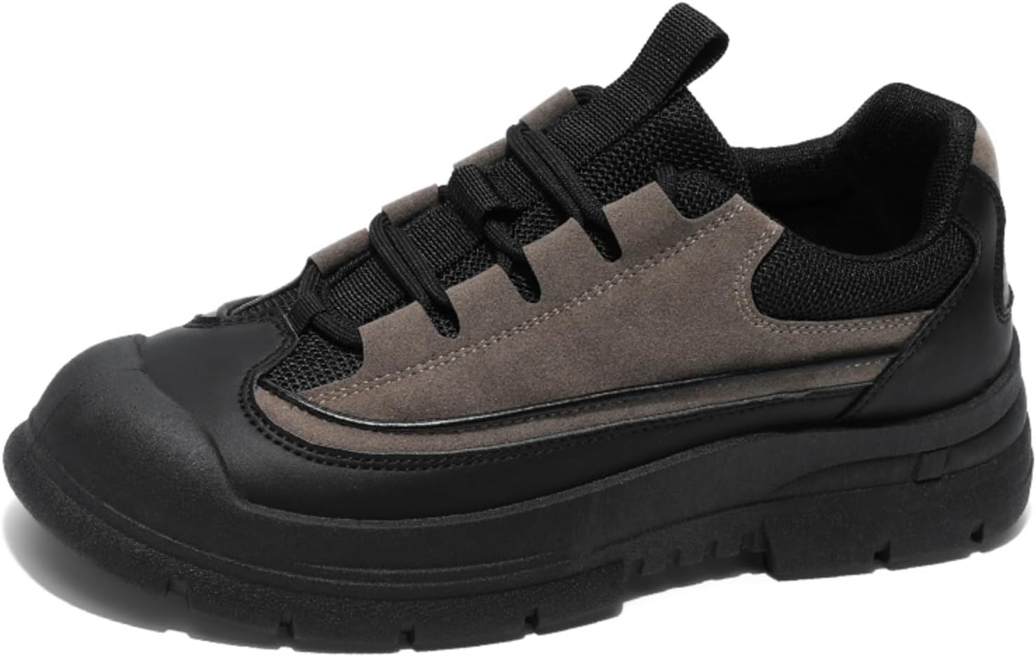 

Мужские модные кроссовки с двухцветным дизайном, универсальная повседневная обувь - идеально подходят для выходных поездок, прогулок в стиле стрит и повседневных дел Aokisx, хаки