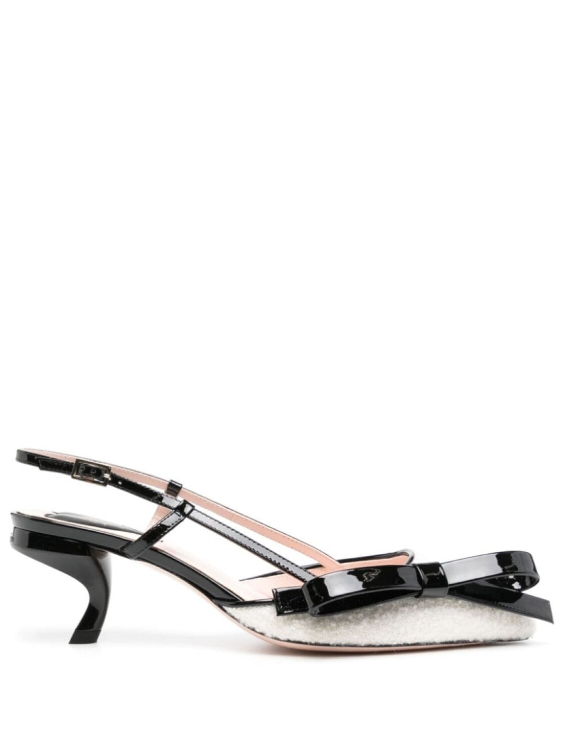 

Roger Vivier туфли Virgule 55 с ремешком на пятке, нейтральный цвет