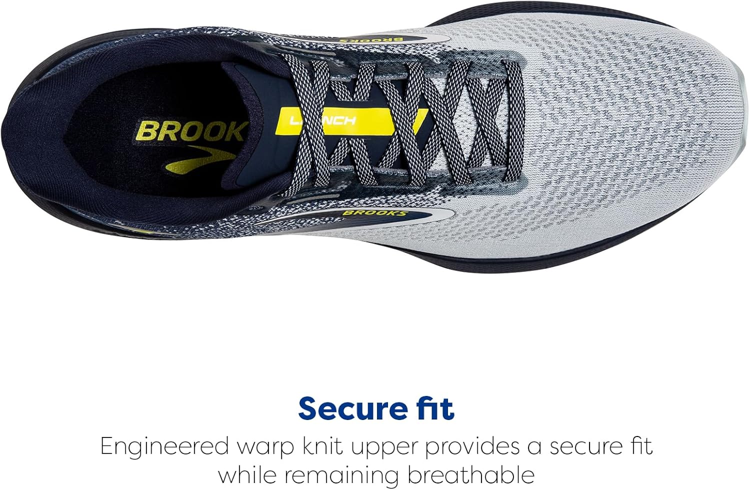 Мужские нейтральные беговые кроссовки Brooks Launch 10, синий — фото 4