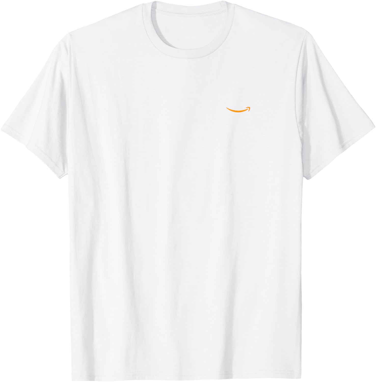 

Футболка с двусторонним принтом Amazon Smile (Carrot) One Point & Logo (двухцветная печать), белая