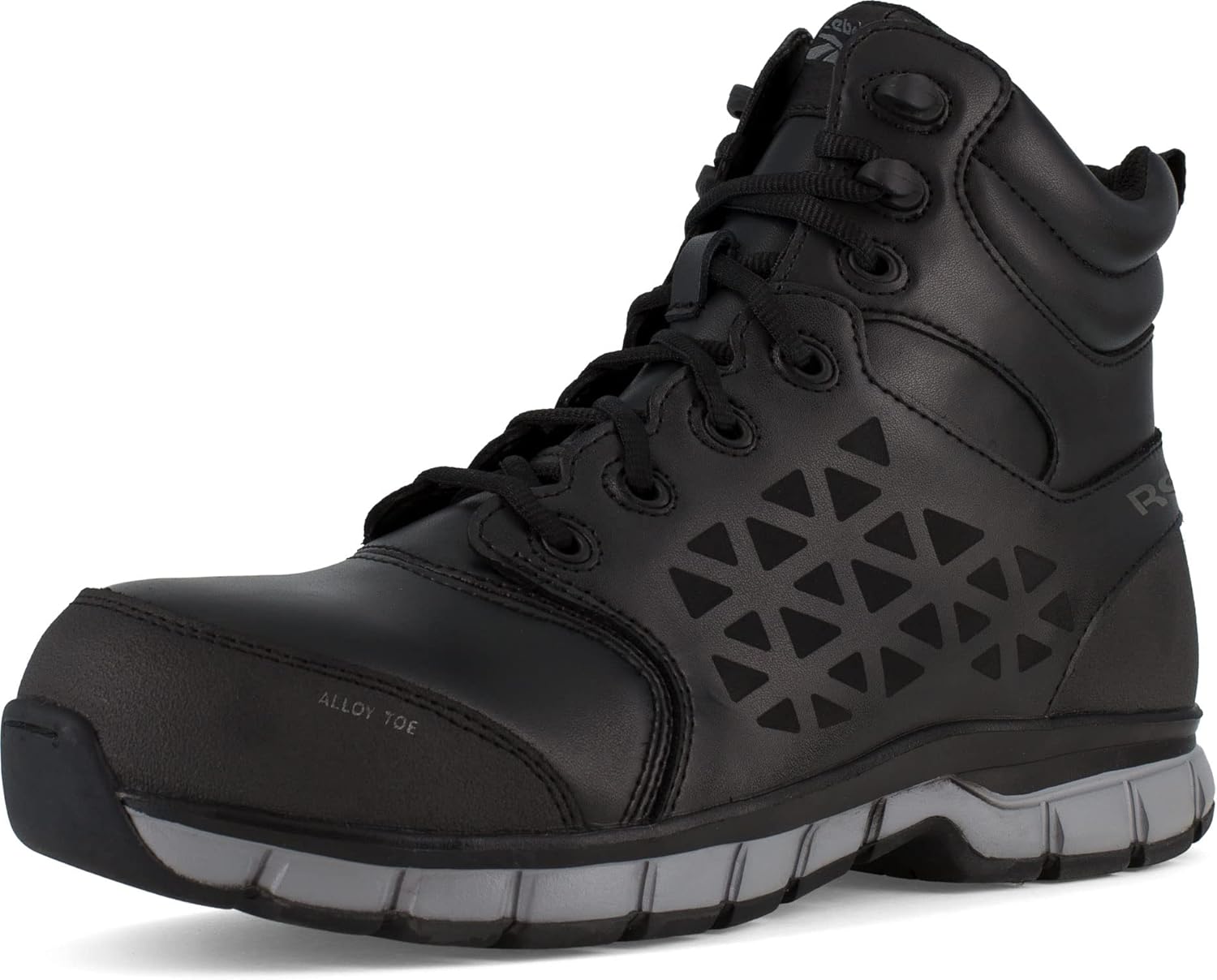 

Мужские ботинки Reebok Work Sublite Cushion с металлическим носком, оксфорд, черный