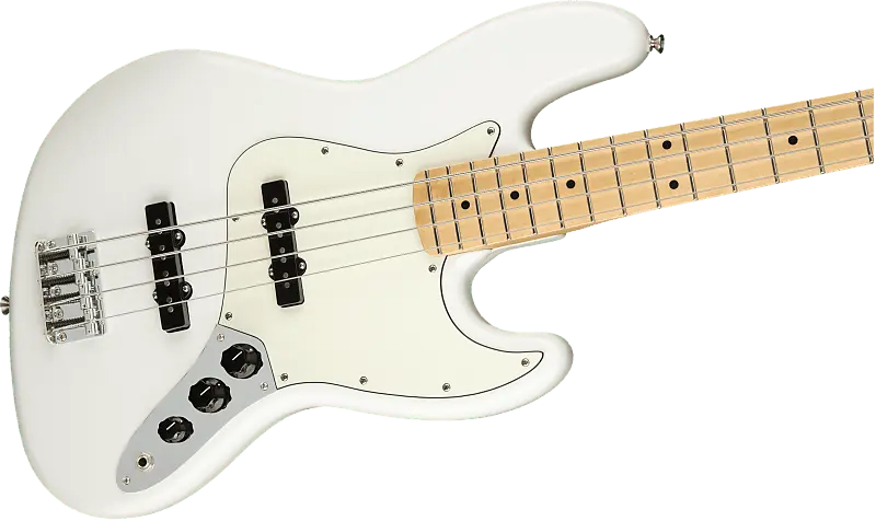 

2021 Fender Player Jazz Bass с кленовым грифом Polar White Player Jazz Bass with Maple Fretboard