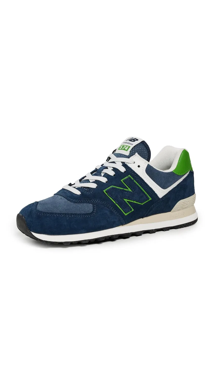 Детские кроссовки для мальчиков с закрытой шнуровкой 574 Cm New Balance, Nb Navy