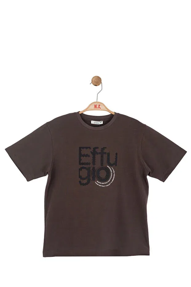 Детская футболка с принтом Nk Tekstil, Brown