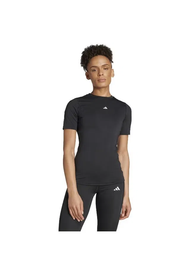 Футболка тренировочная облегающая Techfit Adidas, черный