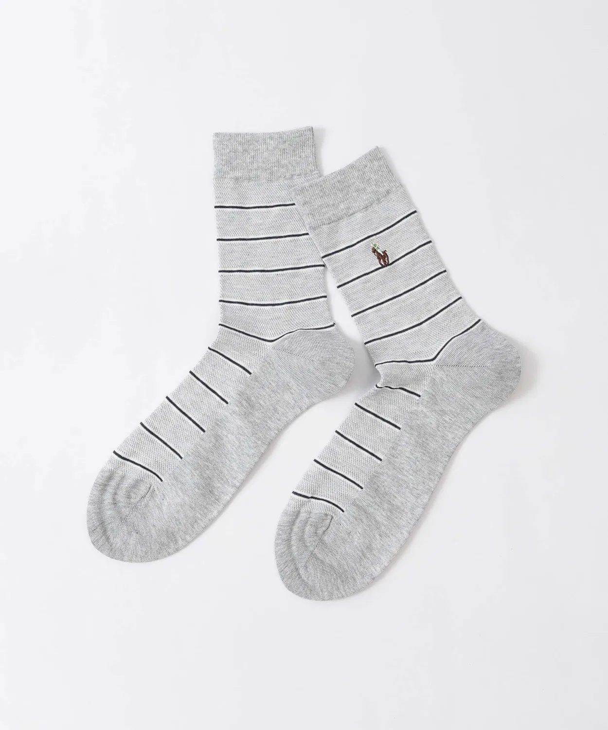 Мужские носки с принтом Border Mesh POLO RALPH LAUREN, Light Gray