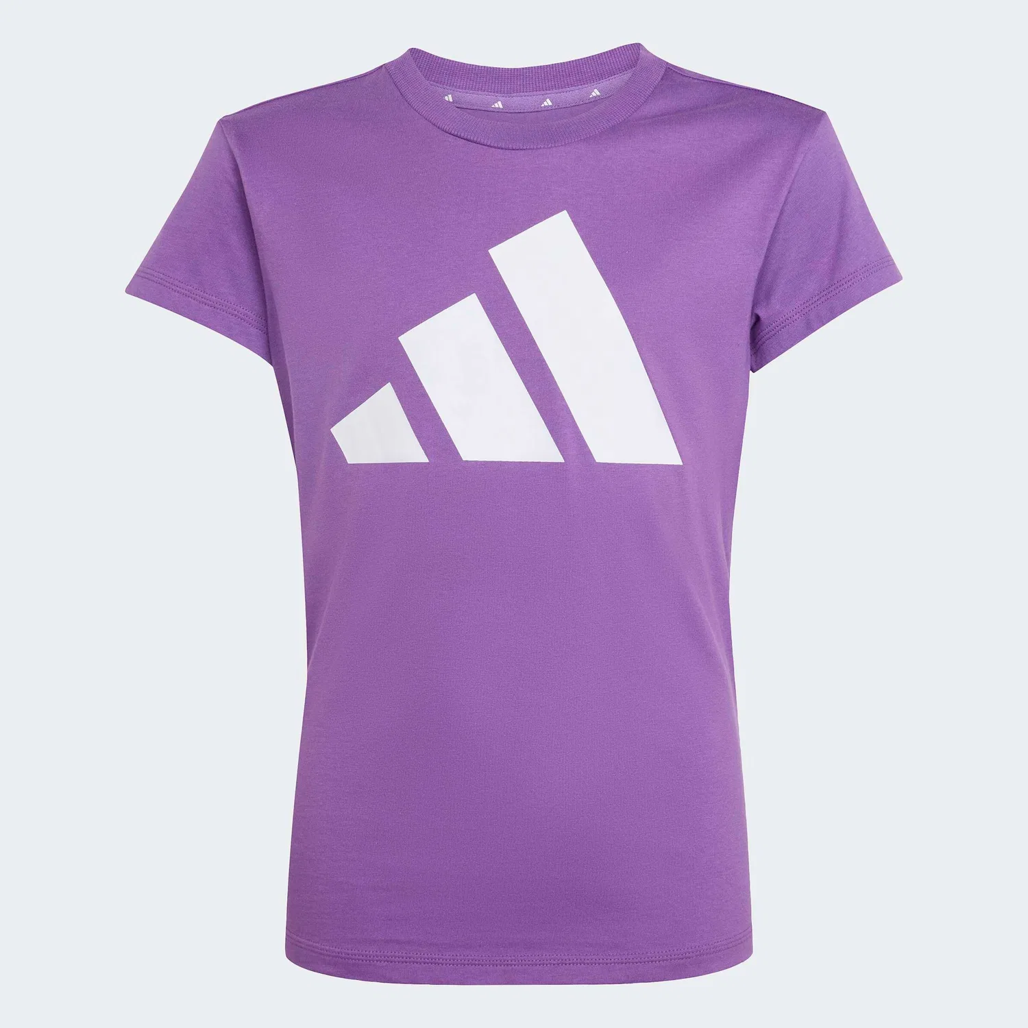 Спортивная футболка Adidas Sportswear Performance Shirt BL 160 фиолетового цвета — фото 2