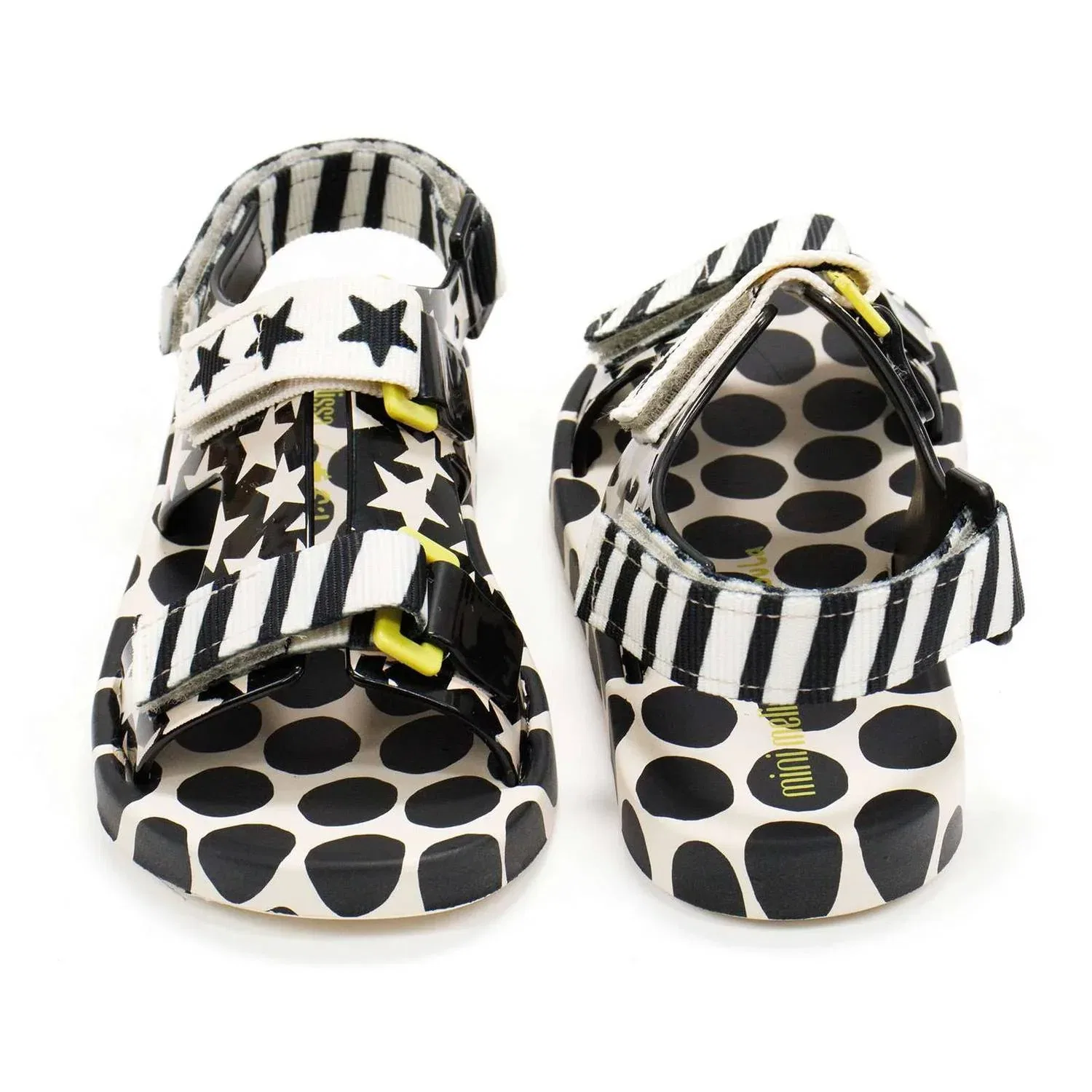 Детские сандалии для девочек с принтом Fabula Mini Melissa, бежевый — фото 4