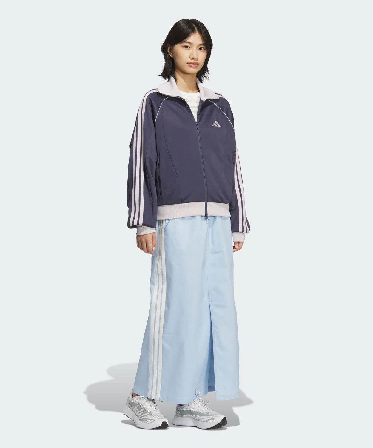 Женская юбка-миди свободного кроя Stadium Chrome Denim Adidas, Blue — фото 3