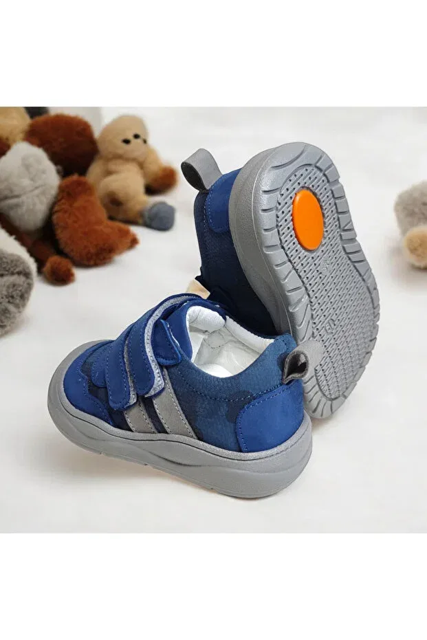 Детские туфельки для новорожденных из натуральной кожи Viva Shoes, Jeans — фото 2