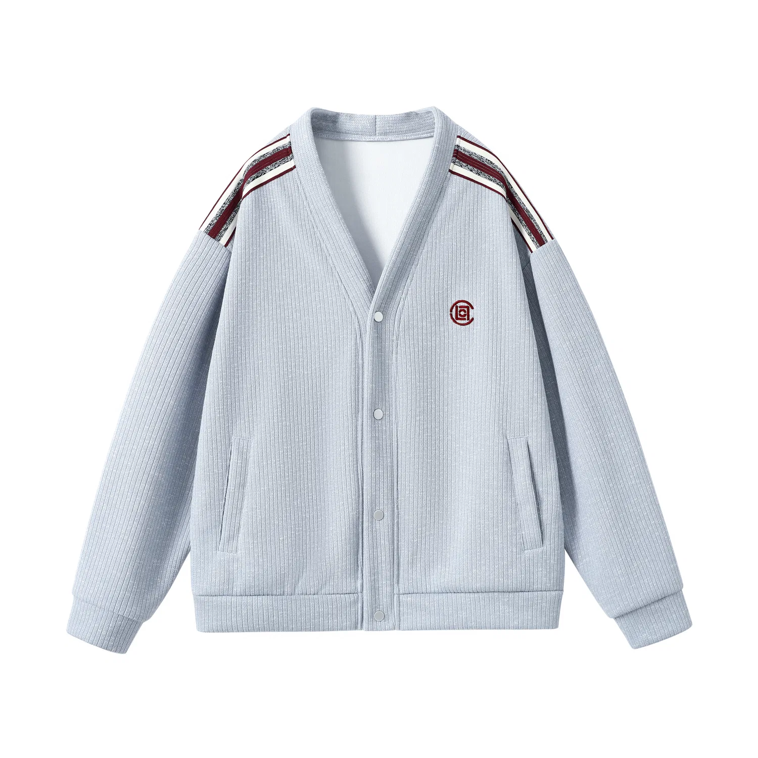 Детский свитер с V-образным вырезом CLOT, Light Blue
