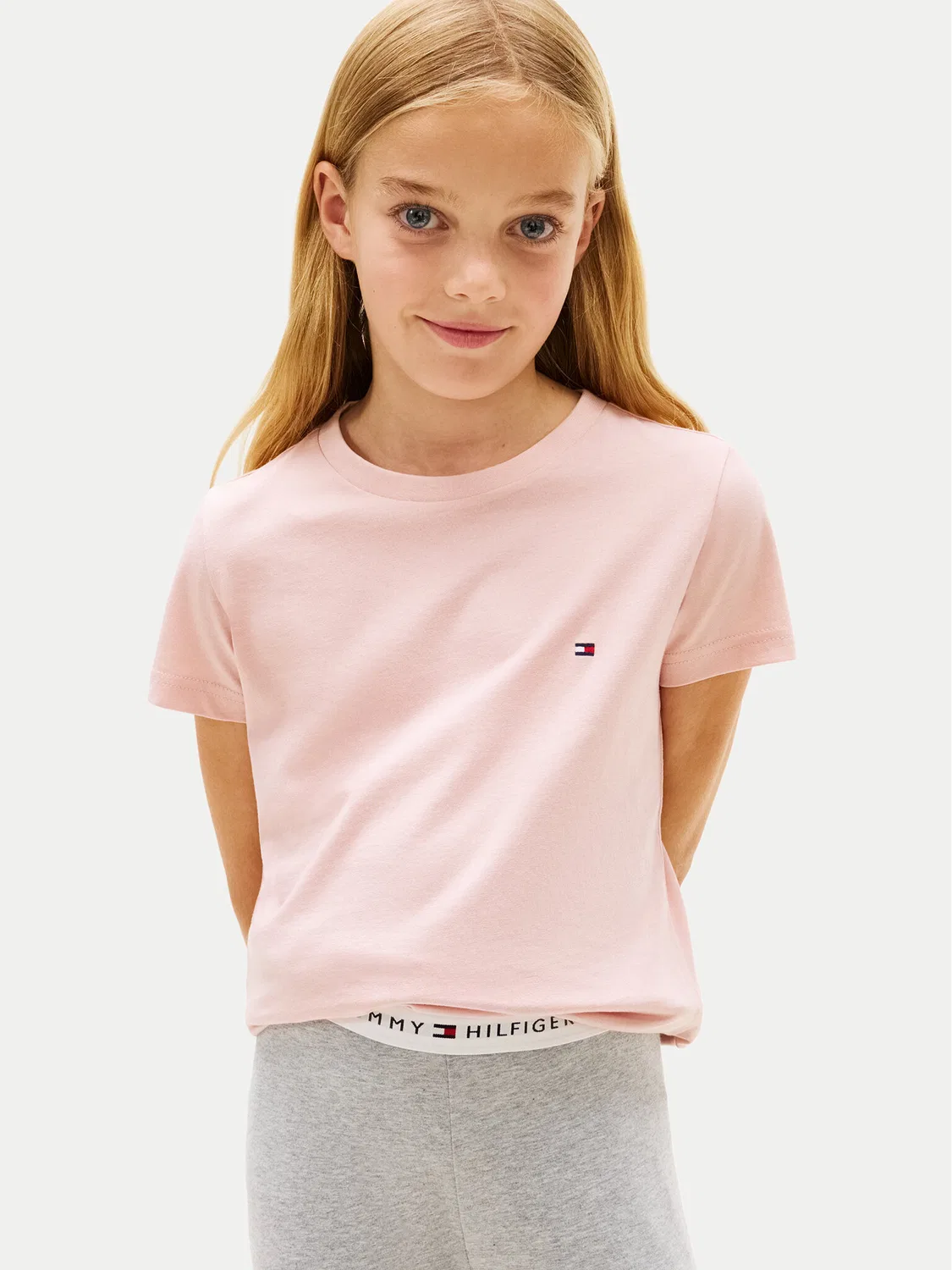 Комплект из футболок стандартного кроя для девочки Tommy Hilfiger, разноцветный — фото 4