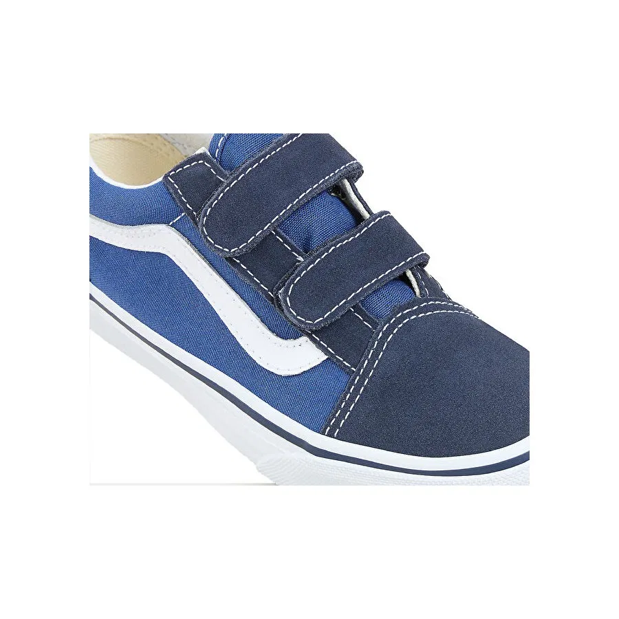 Кеды Vans Old Skool V Детские, Темно-синий — фото 4