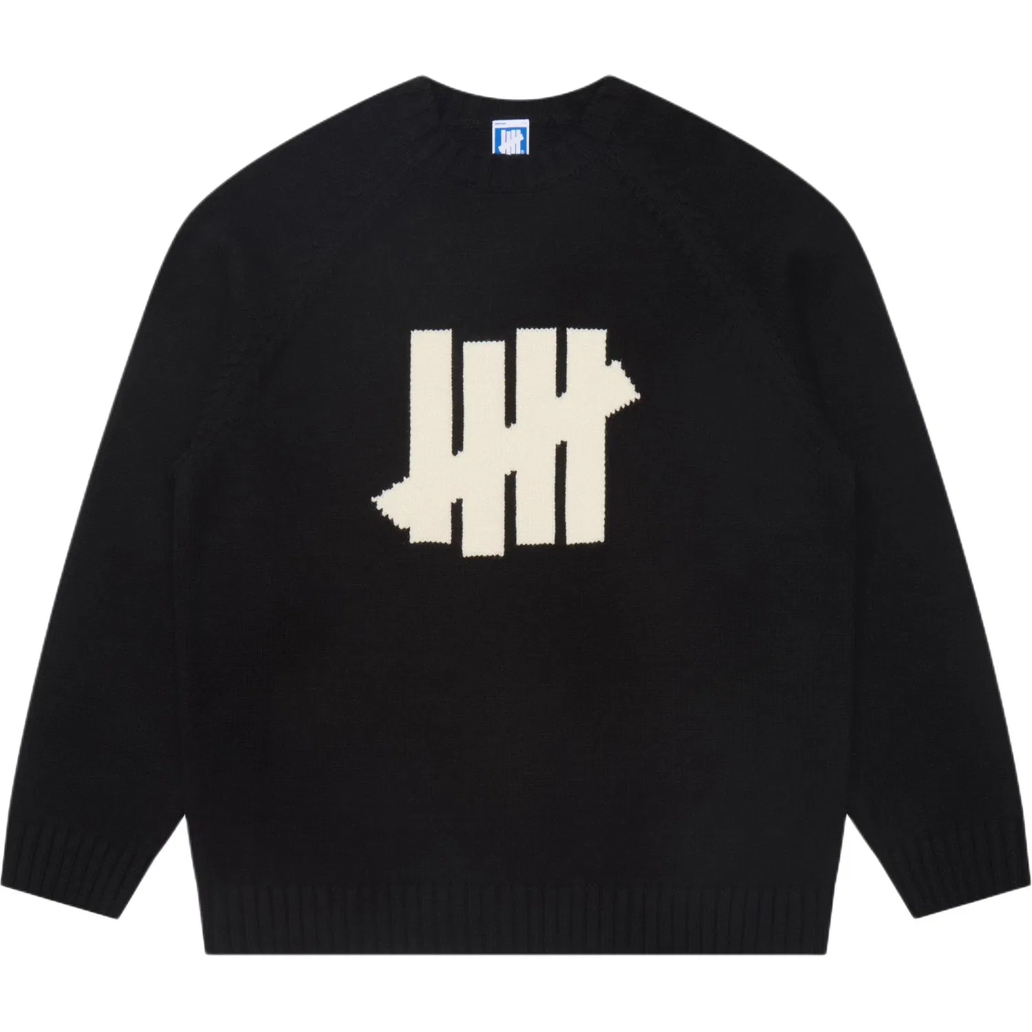 Детский свитер с круглым вырезом прямого кроя Unisex, UNDEFEATED, Black