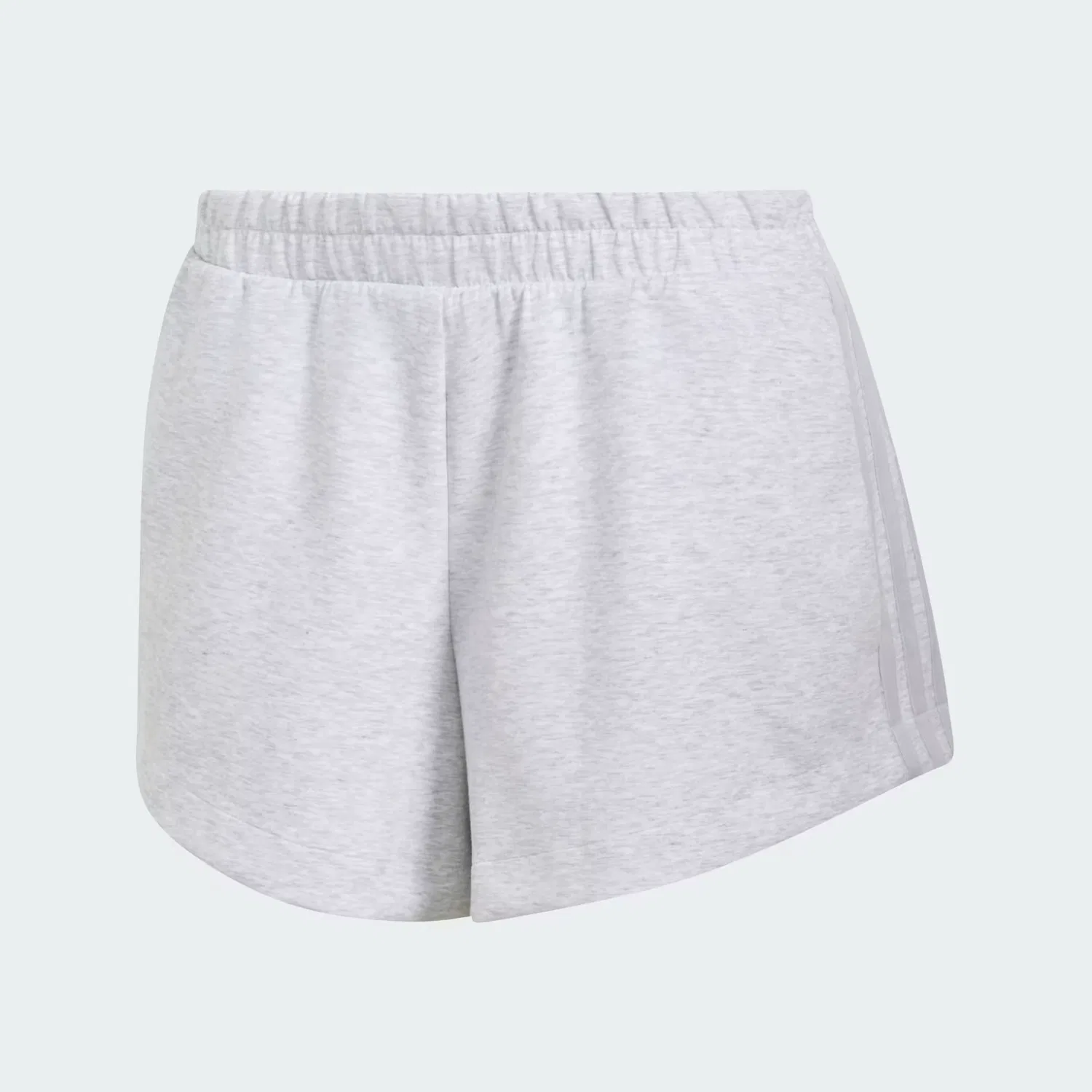 Женские шорты свободного кроя Adidas Originals, светло-серый меланж — фото 4