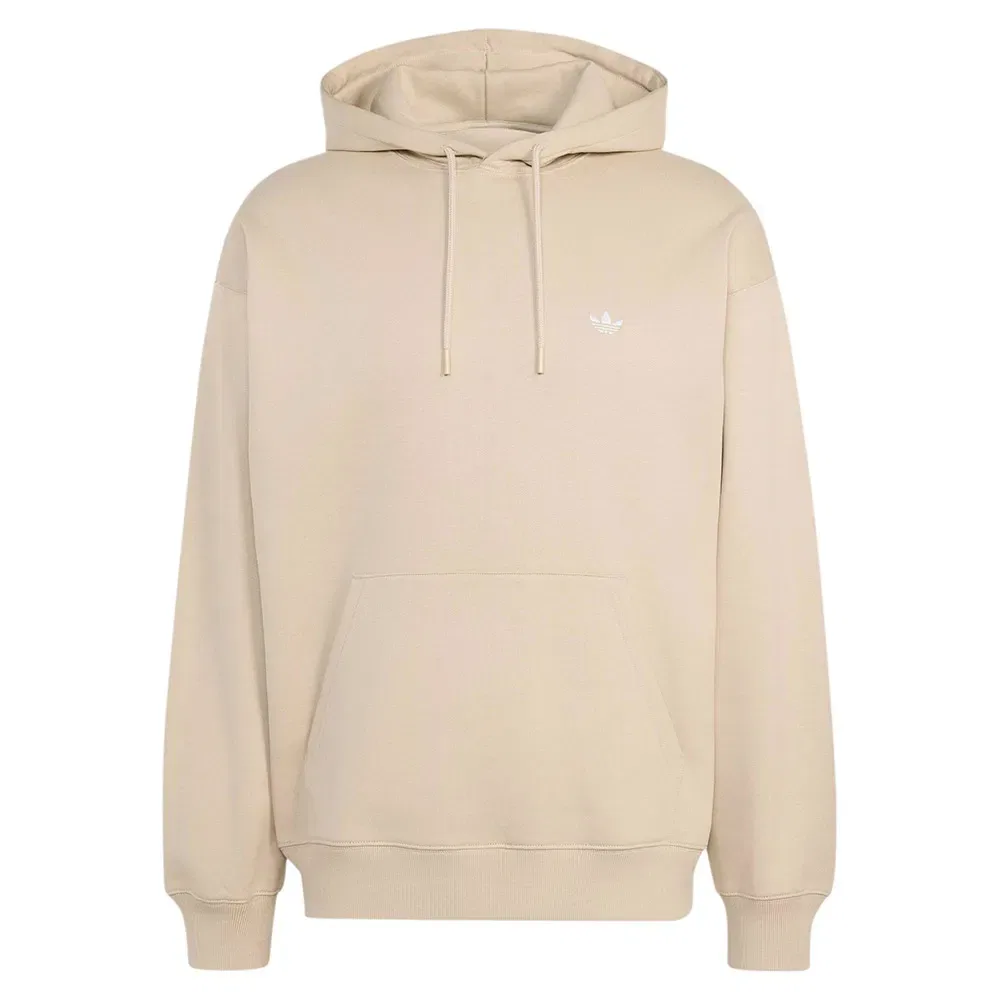 Худи свободного кроя Trefoil Essentials Adidas Originals, бежевый — фото 3
