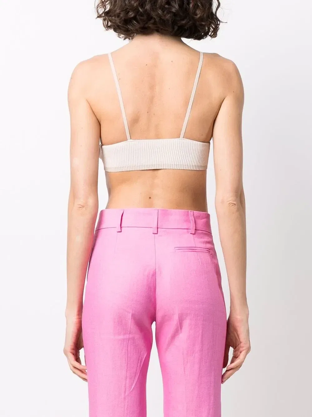 Топ-бралетт Le Bandeau Valensole Jacquemus, бежевый — фото 4