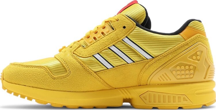 Кроссовки Adidas LEGO x ZX 8000 'Color Pack - Equipment Yellow', желтый — фото 4