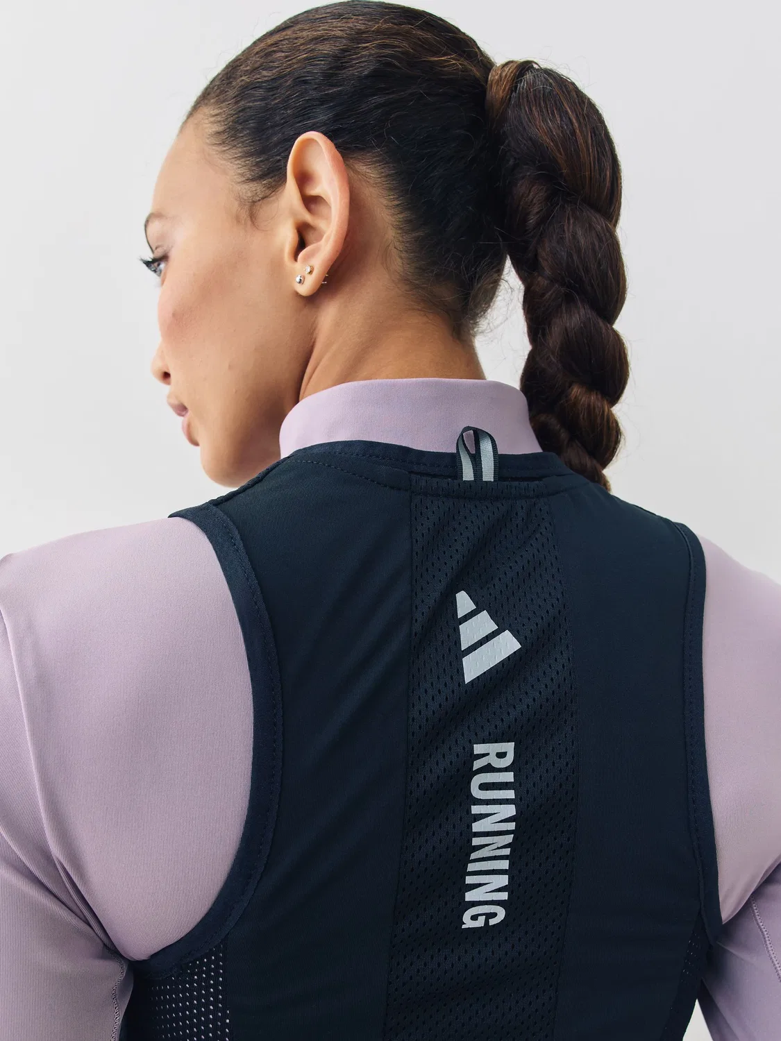 Жилет для бега adidas Run, черный — фото 2