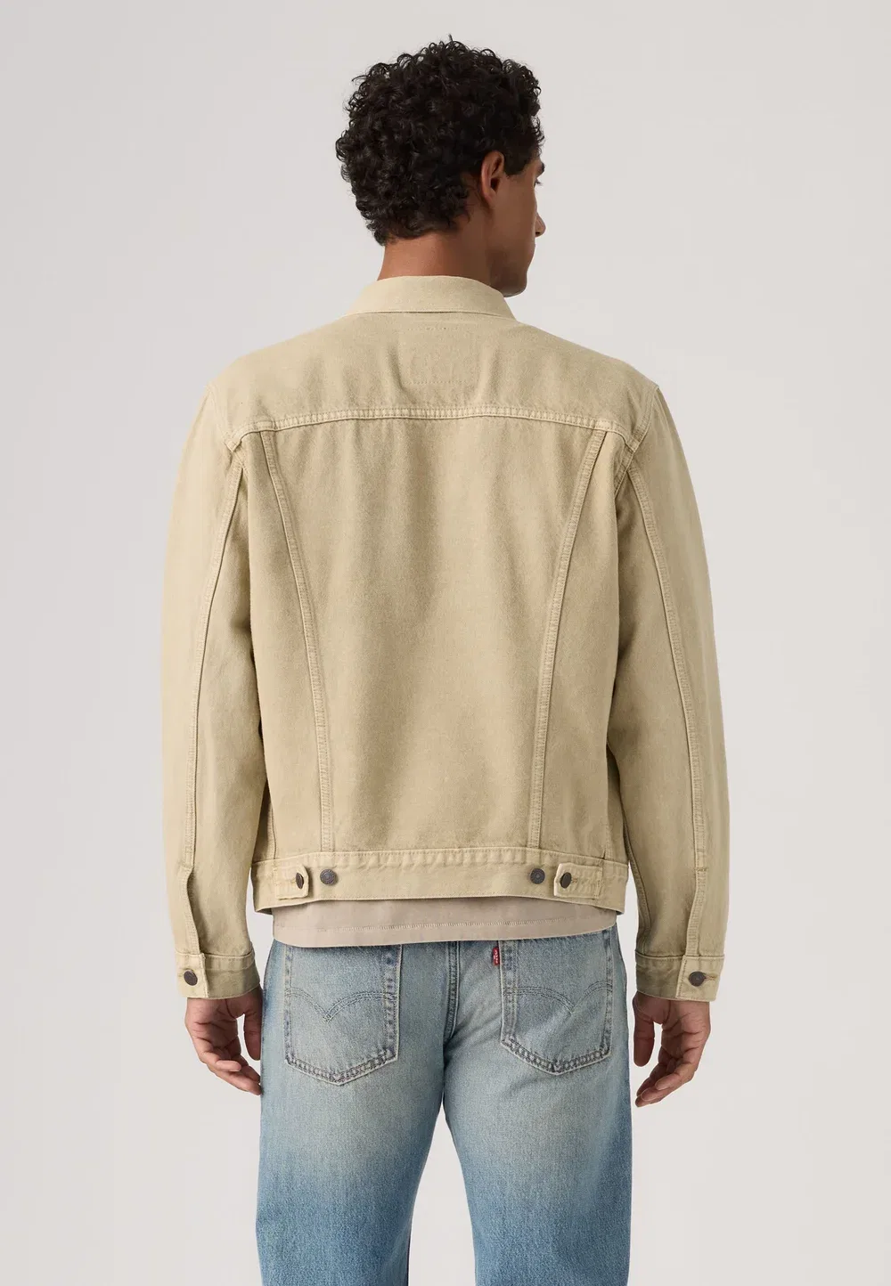 Джинсовая куртка дальнобойщика Levi'S, Yellow Sand — фото 2