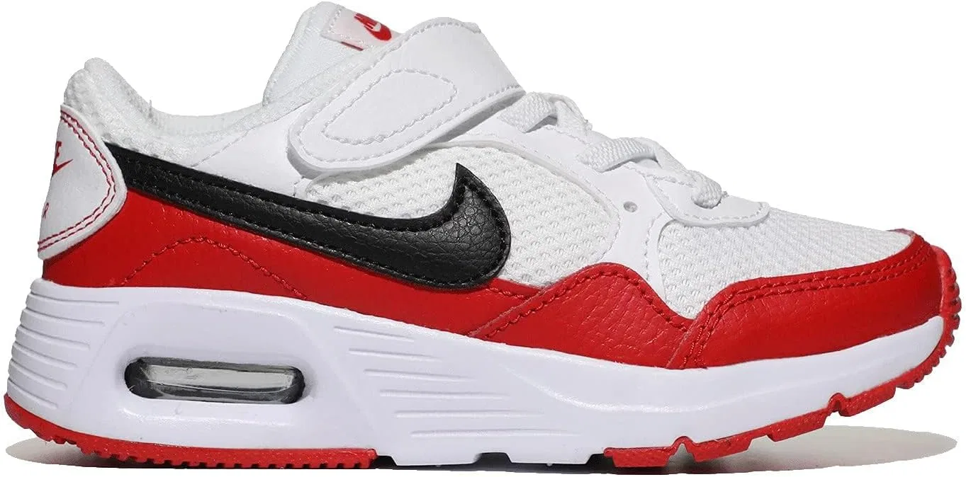 Детские кроссовки для мальчиков Air Max Sc Nike, White/Red/Black — фото 4