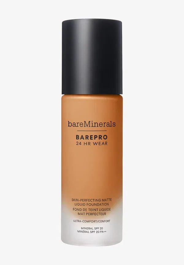 Жидкая матирующая тональная основа Barepro 24h Matte Comfort 30 мл Bareminerals, цвет med. deep 43 neutral​